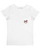 t-shirty dla dziewczynki T-shirt dziecięcy Premium Logo karmelowe