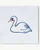 podkładki do kuchni Łabędź namalowany na kafelku