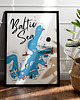 plakaty Baltic Sea Morze Bałtyckie Mapa plakat 50x70 cm