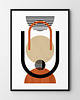 plakaty Plakat Beżowa geometria