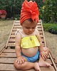 czapki dziecięce Turban Orange