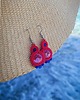 kolczyki soutache Sofi 9 - kolczyki z kryształami