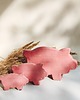 figurki i rzeźby Ceramiczna mała różowa świnka dekoracyjna