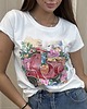 t-shirt damskie T-shirt Bike Rosa