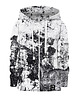 bluzy dla dziewczynki Bluza Zamek Dziewczynka DR.CROW Marble Grey