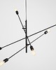 lampy wiszące Minimalistyczna industrialna lampa wisząca Twigo 6 - czarna