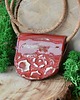 naszyjniki - inne Naszyjnik z korka z ceramicznym wisiorkiem ROJO