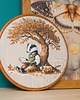 Ozdoby na ścianę Badger Book Lover, haft w oprawie 20 cm