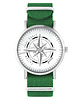 zegarki unisex Zegarek - Kompas - zielony, nylonowy