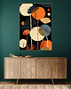 plakaty Liście lotusu - Plakat, druk - Chiński Orient, Harmonia Zen, Wabi Sabi #105