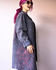 płaszcze damskie Drelichowy płaszcz Denim oversize