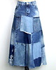 spódnice maxi Długa jeansowa spódnica r.42