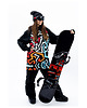 bluza z kapturem damska Damska Bluza Snowboard DR.CROW Crazy Style