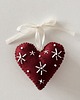 ozdoby choinkowe Zawieszka choinkowa SERCE duże z kokardką