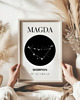 grafiki i ilustracje PLAKAT Twój znak zodiaku gwiazdozbiór astrologia