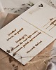 kartki scrapbooking Drewniana kartka z życzeniami dla Dziadków