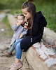bluzy dla dziewczynki Płaszczobluza KIDS Czarna