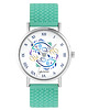zegarki unisex Kolekcja Starlight - Ryby - silikonowy, turkus