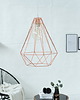 lampy wiszące Lampa wisząca Cage miedź loft 41cm