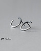 kolczyki wire wrapping Circle I