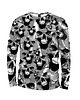 bluzy męskie Koszulka Longsleeve Męska DR.CROW Skull Grey