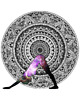 grafiki i ilustracje Mandala Adho Mukha Svanasana 1