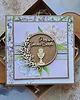 kartki scrapbooking Kartka na Komunię dla dziewczynki (w pudełku)