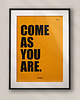 plakaty Minimalistyczny plakat typograficzny - Nirvana  - Do salonu, sypialni, biura