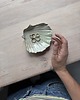 pojemniki na biżuterię Podstawka na Biżuterię Palo Santo Ceramiczna Muszelka Pastelowa  Zieleń