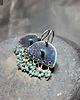 kolczyki wire wrapping aurelia aurita