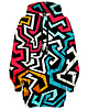 bluza z kapturem damska Bluza Oversize Tunika DR.CROW Crazy Style