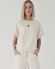bluza bez kaptura damska Bezrękawnik oversize o pudełkowym kroju