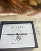 bransoletki na sznurku Bransoletka na jedwabnej nici kamienie naturalne Zodiak  Skorpion
