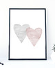 plakaty Spersonalizowany Plakat serca - A4