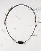 chokery Turmalin czarny choker