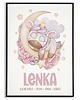 plakaty Plakat  METRYCZKA JEDNOROŻEC dla dziecka