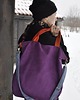 torby na ramię Torba hobo XXL - fiolet,pomarańcz,szaroniebieski