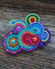 broszki Kolorowa broszka soutache