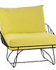 fotele Fotel ogrodowy tarasowy Fibonacci żółty