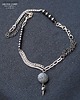wisiory Łańcuszkowy naszyjnik - wisior w stylu boho unikat handmade unisex PREZENT