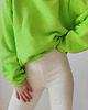 bluza z kapturem damska Bluza Elen Limonka