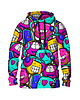 bluzy męskie Męska Bluza z kapturem DR.CROW Cartoon Funny