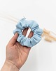 gumki do włosów Scrunchie/frotka dzianina błękit