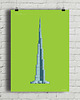 plakaty Burj Khalifa - plakat giclee art