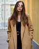 płaszcze damskie DŁUGI WEŁNIANY PŁASZCZ DAMSKI camel