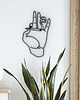 Ozdoby na ścianę Hand joint - 3d ręka z papierosem- dekoracja Marihuana- dekoracja ścienna