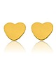 kolczyki srebrne Złote kolczyki serduszka