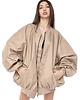 kurtki damskie Kurtka typu bomber oversize mocca