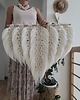 makramy Makrama, listki ecru boho, piórka natural, pióro, liście