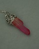 wisiory Wisiorek talizman różowy kryształ górski wire wrapping